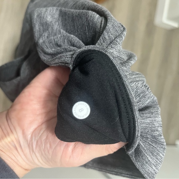 Size 8 Lululemon Nulu Align Jogger Heathered black - Picture 5 of 5